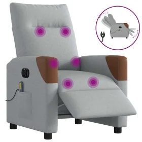 Sillón reclinable de masaje eléctrico tela gris claro von , Sessel - Ref: Foro24-3323998, Preis: 255,94 €, Rabatt: %