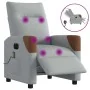 Sillón reclinable de masaje eléctrico tela gris claro by , Armchairs - Ref: Foro24-3323998, Price: 255,94 €, Discount: %