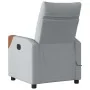 Sillón reclinable de masaje eléctrico tela gris claro by , Armchairs - Ref: Foro24-3323998, Price: 255,94 €, Discount: %