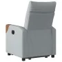 Sillón reclinable elevable de tela gris claro by , Armchairs - Ref: Foro24-3324006, Price: 272,49 €, Discount: %