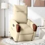 Sillón reclinable elevable de tela color crema by , Armchairs - Ref: Foro24-3324010, Price: 272,75 €, Discount: %