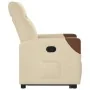 Sillón reclinable elevable de tela color crema by , Armchairs - Ref: Foro24-3324010, Price: 272,75 €, Discount: %