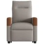 Sillón reclinable de masaje elevable tela gris taupé by , Armchairs - Ref: Foro24-3324019, Price: 289,06 €, Discount: %