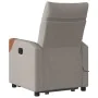 Sillón reclinable de masaje elevable tela gris taupé by , Armchairs - Ref: Foro24-3324019, Price: 289,06 €, Discount: %
