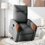 Sillón de masaje eléctrico reclinable elevable tela gris oscuro by , Armchairs - Ref: Foro24-3324031, Price: 338,80 €, Discou...