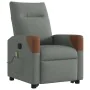 Sillón de masaje eléctrico reclinable elevable tela gris oscuro by , Armchairs - Ref: Foro24-3324031, Price: 338,80 €, Discou...