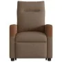 Sillón de masaje eléctrico reclinable elevable tela marrón by , Armchairs - Ref: Foro24-3324033, Price: 352,34 €, Discount: %