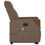 Sillón de masaje eléctrico reclinable elevable tela marrón by , Armchairs - Ref: Foro24-3324033, Price: 352,34 €, Discount: %