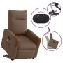 Sillón de masaje eléctrico reclinable elevable tela marrón by , Armchairs - Ref: Foro24-3324033, Price: 352,34 €, Discount: %