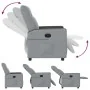 Sillón reclinable eléctrico tela gris claro by , Armchairs - Ref: Foro24-3324038, Price: 240,33 €, Discount: %