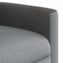 Sillón reclinable eléctrico tela gris claro by , Armchairs - Ref: Foro24-3324038, Price: 240,33 €, Discount: %