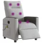 Sillón reclinable de masaje eléctrico tela gris nube von , Sessel - Ref: Foro24-3324044, Preis: 259,11 €, Rabatt: %