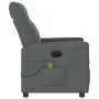 Sillón reclinable de masaje eléctrico tela gris oscuro by , Armchairs - Ref: Foro24-3324046, Price: 257,90 €, Discount: %