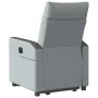 Sillón reclinable elevable de tela gris claro by , Armchairs - Ref: Foro24-3324052, Price: 272,94 €, Discount: %