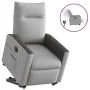 Sillón eléctrico reclinable elevable de tela gris nube de , Sillones - Ref: Foro24-3324065, Precio: 325,28 €, Descuento: %