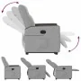 Sillón eléctrico reclinable elevable de tela gris nube de , Sillones - Ref: Foro24-3324065, Precio: 325,28 €, Descuento: %
