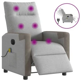 Sillón reclinable de masaje eléctrico tela gris nube von , Sessel - Ref: Foro24-3324084, Preis: 255,70 €, Rabatt: %