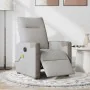 Sillón reclinable de masaje eléctrico tela gris nube de , Sillones - Ref: Foro24-3324084, Precio: 255,67 €, Descuento: %