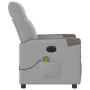 Sillón reclinable de masaje eléctrico tela gris nube de , Sillones - Ref: Foro24-3324084, Precio: 255,67 €, Descuento: %
