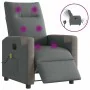 Sillón reclinable de masaje eléctrico tela gris oscuro by , Armchairs - Ref: Foro24-3324086, Price: 254,72 €, Discount: %