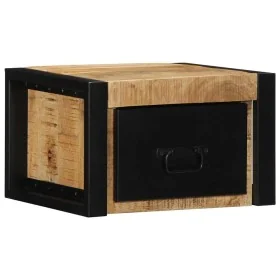 Mesita de noche madera maciza de mango 40x35x25 cm by , Nightstands - Ref: Foro24-4015945, Price: 66,02 €, Discount: %