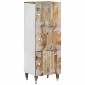 Aparador alto madera maciza de mango 40x33,5x110 cm by , CD and DVD storage - Ref: Foro24-4018693, Price: 116,37 €, Discount: %
