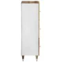 Aparador alto madera maciza de mango 40x33,5x110 cm by , CD and DVD storage - Ref: Foro24-4018693, Price: 116,37 €, Discount: %