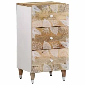 Aparador de madera maciza de mango 40x33,5x75 cm by , CD and DVD storage - Ref: Foro24-4018687, Price: 105,67 €, Discount: %