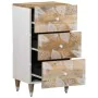 Aparador de madera maciza de mango 40x33,5x75 cm by , CD and DVD storage - Ref: Foro24-4018687, Price: 105,67 €, Discount: %