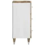 Aparador de madera maciza de mango 40x33,5x75 cm by , CD and DVD storage - Ref: Foro24-4018687, Price: 105,67 €, Discount: %