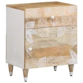 Mesita de noche madera maciza de mango 50x33x60 cm by , Nightstands - Ref: Foro24-4018672, Price: 85,39 €, Discount: %