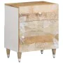 Mesita de noche madera maciza de mango 50x33x60 cm de , Mesitas de noche - Ref: Foro24-4018672, Precio: 85,73 €, Descuento: %