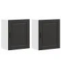 Armarios pared para cocina 2 uds Porto madera ingeniería negra de , Armarios de cocina - Ref: Foro24-854040, Precio: 100,03 €...