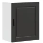 Armarios pared para cocina 2 uds Porto madera ingeniería negra de , Armarios de cocina - Ref: Foro24-854040, Precio: 100,03 €...