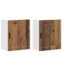 Armarios pared para cocina 2 uds Porto madera vieja von , Küchenschränke - Ref: Foro24-854054, Preis: 107,59 €, Rabatt: %