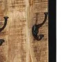 Perchero madera maciza de mango rugosa 40x2x80 cm by , Hat and coat racks - Ref: Foro24-4015939, Price: 57,11 €, Discount: %