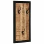 Perchero madera maciza de mango rugosa 40x2x80 cm by , Hat and coat racks - Ref: Foro24-4015939, Price: 57,11 €, Discount: %