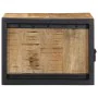 Mesitas de noche 2 piezas 40x35x25cm madera maciza rugosa mango de , Mesitas de noche - Ref: Foro24-4015947, Precio: 127,03 €...