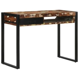 Escritorio madera maciza reciclada multicolor 100x50x75 cm by , Desks - Ref: Foro24-4015932, Price: 160,37 €, Discount: %