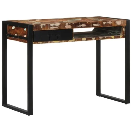 Escritorio madera maciza reciclada multicolor 100x50x75 cm by , Desks - Ref: Foro24-4015932, Price: 160,37 €, Discount: %