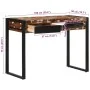 Escritorio madera maciza reciclada multicolor 100x50x75 cm by , Desks - Ref: Foro24-4015932, Price: 160,37 €, Discount: %