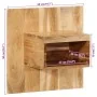 Mesita de noche madera maciza de acacia 50x27x50 cm by , Nightstands - Ref: Foro24-4017523, Price: 57,56 €, Discount: %