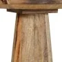 Mesa auxiliar madera maciza de mango Ø30x60 cm by , Side tables - Ref: Foro24-4017542, Price: 139,03 €, Discount: %