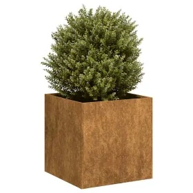 Jardinera oxidada 40x40x40 cm acero corten von , Töpfe und Pflanzgefäße - Ref: Foro24-860667, Preis: 54,57 €, Rabatt: %