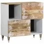 Aparador de madera maciza de mango 80x33,5x75 cm de , Almacenamiento para CD y DVD - Ref: Foro24-4018691, Precio: 85,15 €, De...