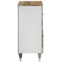 Aparador de madera maciza de mango 80x33,5x75 cm de , Almacenamiento para CD y DVD - Ref: Foro24-4018691, Precio: 85,15 €, De...