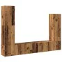 Conjunto de mueble de TV 4 piezas montado la pared madera vieja von , TV-Möbel - Ref: Foro24-3329217, Preis: 183,52 €, Rabatt: %