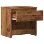 Mesitas de noche 2 uds madera contrachapada madera vieja by , Nightstands - Ref: Foro24-856407, Price: 66,45 €, Discount: %