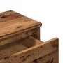 Mesitas de noche 2 uds madera contrachapada madera vieja by , Nightstands - Ref: Foro24-856407, Price: 66,45 €, Discount: %