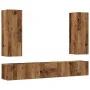 Conjunto de mueble de TV 5 piezas montado la pared madera vieja de , Muebles TV - Ref: Foro24-3329193, Precio: 180,98 €, Desc...